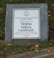 Courthouse Landmark sign