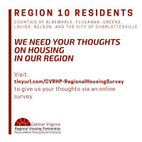 image of flyer for regional housing community meeting and survey