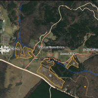 map showing areas to be burned