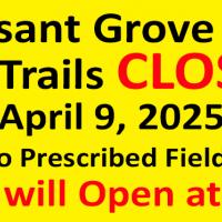 Controlled Burn THURSDAY MARCH 14, 2024 - Pleasant Grove Park - CLOSED