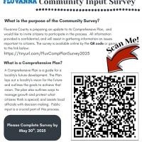 image of flyer announcing comprehensive plan survey