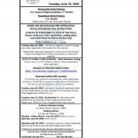 information for the Fluvanna Democratic and Republican Primaries in June 2020