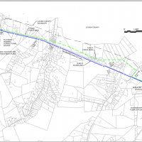 Zion Crossroads Water and Sewer System Map