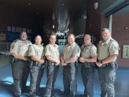 Captain Hill with the SRO Section