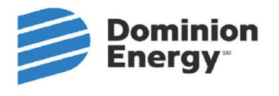 blue stylized D followed by the words dominion energy