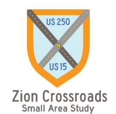sheild shape with crossed lines indicating routes 15 and 250