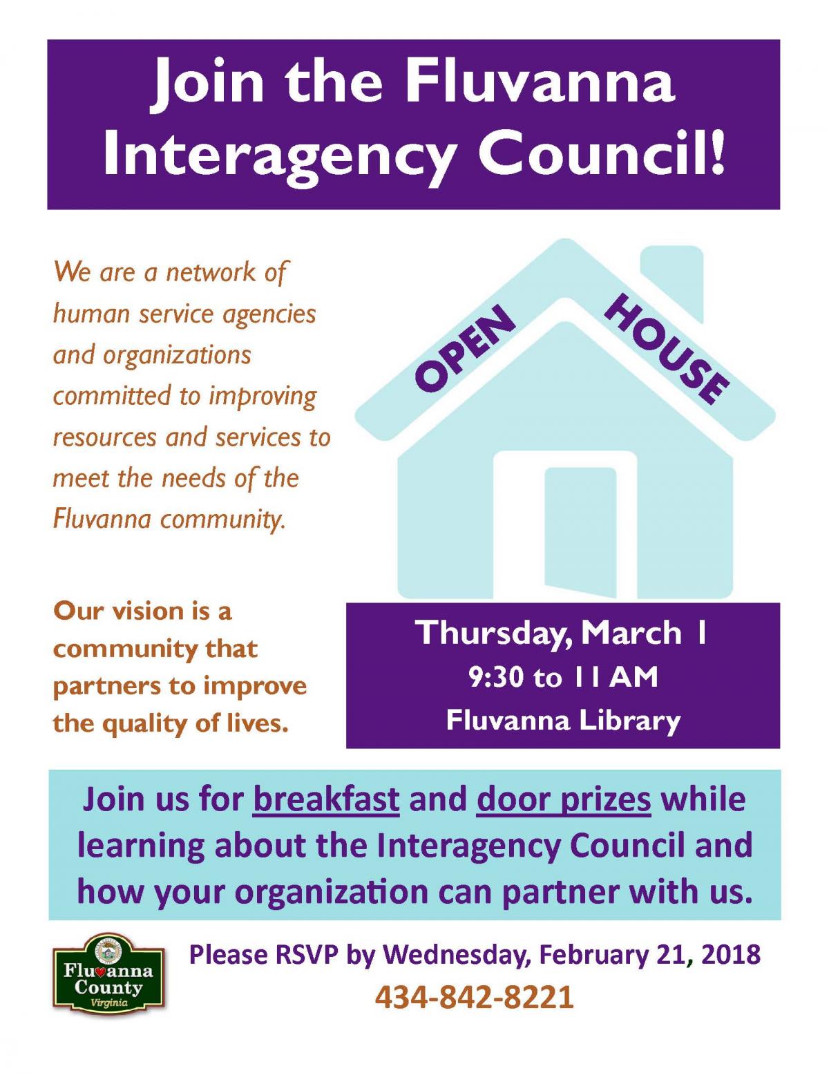 Fluvanna County Interagency Council Invites Local Organizations To