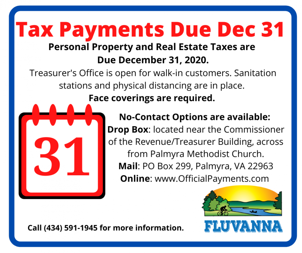 tax deadline reminder dec 31, 2020